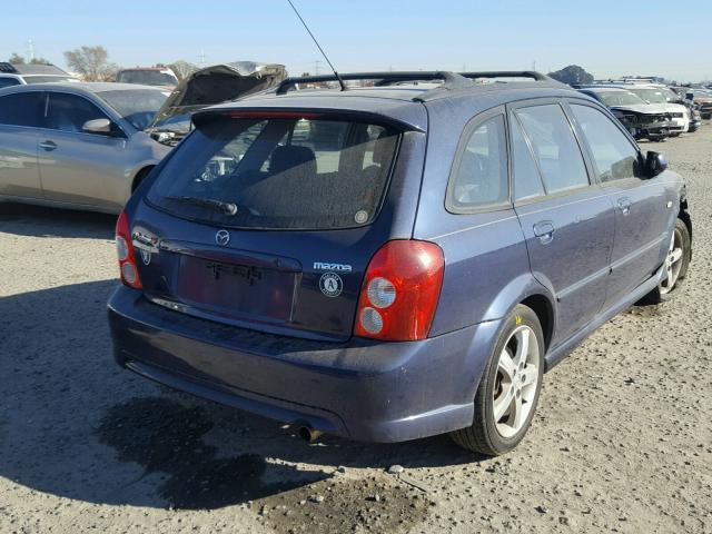 JM1BJ245731195827 - 2003 MAZDA PROTEGE PR BLUE photo 4