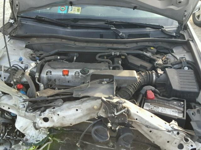 1HGCP2F86AA096702 - 2010 HONDA ACCORD EXL SILVER photo 7