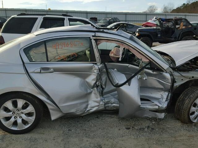 1HGCP2F86AA096702 - 2010 HONDA ACCORD EXL SILVER photo 9