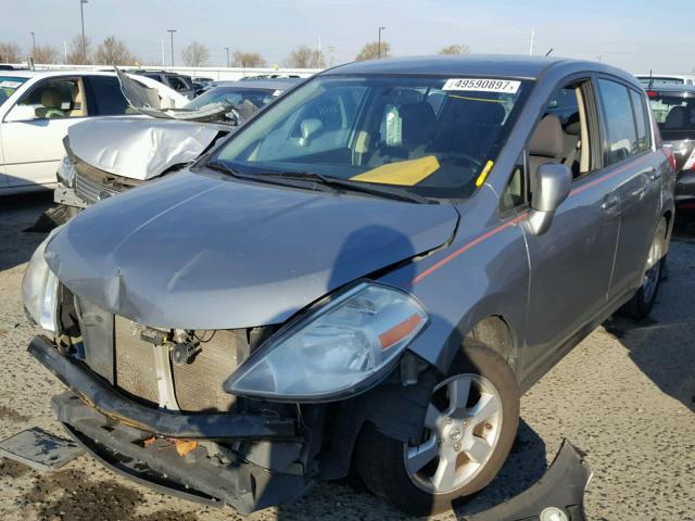 3N1BC13E39L359472 - 2009 NISSAN VERSA S CHARCOAL photo 2