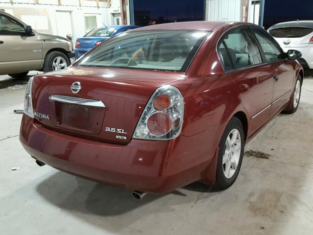 1N4BL11D05C147891 - 2005 NISSAN ALTIMA SE RED photo 4