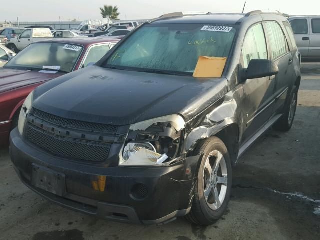 2CNDL13F176089704 - 2007 CHEVROLET EQUINOX LS BLACK photo 2