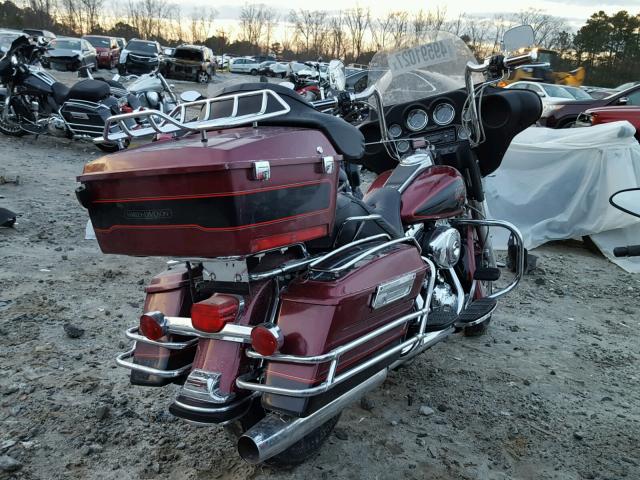 1HD1FFW122Y614931 - 2002 HARLEY-DAVIDSON FLHTCI BURGUNDY photo 4