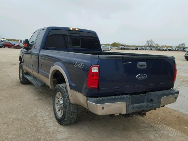 1FTSX21R28EC07730 - 2008 FORD F250 SUPER BLUE photo 3