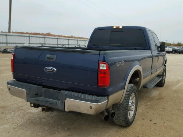 1FTSX21R28EC07730 - 2008 FORD F250 SUPER BLUE photo 4