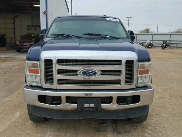 1FTSX21R28EC07730 - 2008 FORD F250 SUPER BLUE photo 9