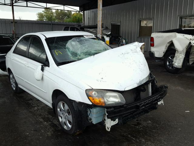 KNAFE221595598984 - 2009 KIA SPECTRA EX WHITE photo 1