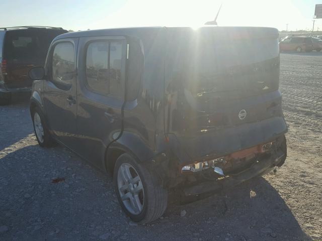 JN8AZ2KR4AT171128 - 2010 NISSAN CUBE BASE BLACK photo 3