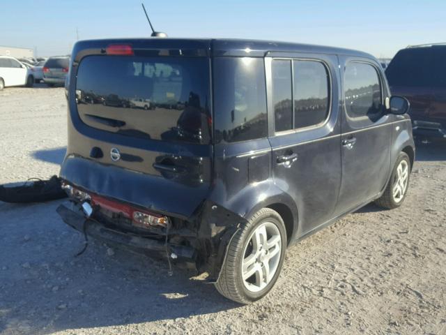 JN8AZ2KR4AT171128 - 2010 NISSAN CUBE BASE BLACK photo 4