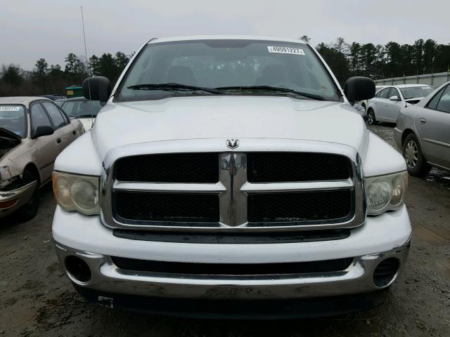 1D7HA18NX4S758725 - 2004 DODGE RAM 1500 S WHITE photo 9