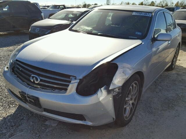 JNKCV51E56M501066 - 2006 INFINITI G35 SILVER photo 2