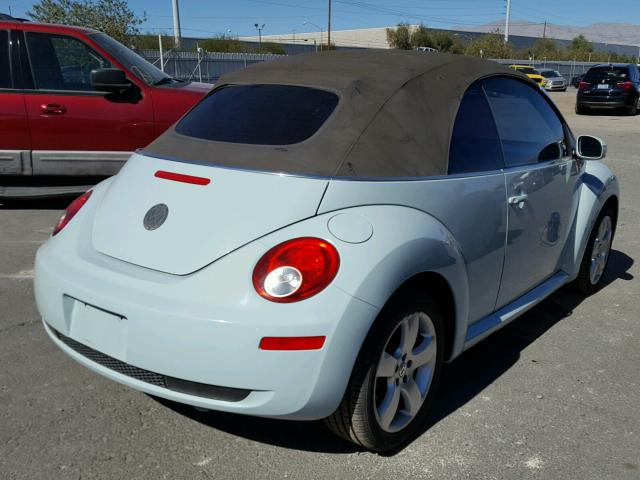 3VWSF31YX6M316120 - 2006 VOLKSWAGEN NEW BEETLE Mavi foto 4