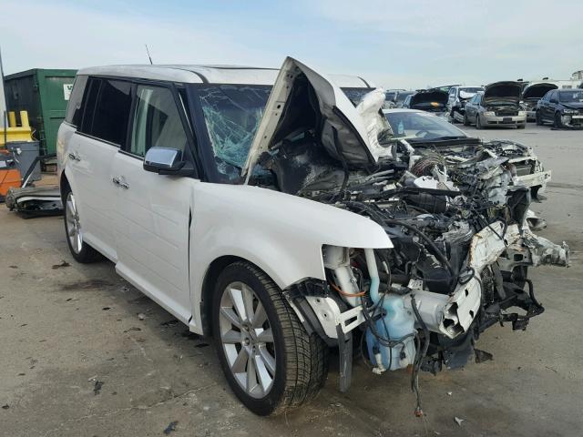 2FMGK5DCXBBD07392 - 2011 FORD FLEX LIMIT WHITE photo 1