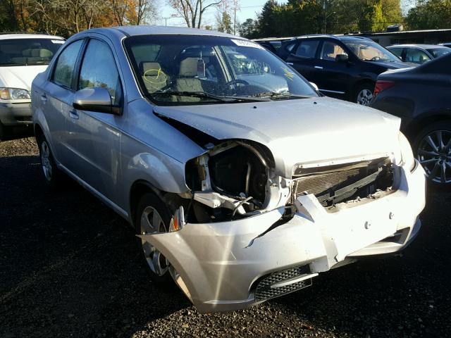 KL1TD5DEXAB045240 - 2010 CHEVROLET AVEO LS SILVER photo 1
