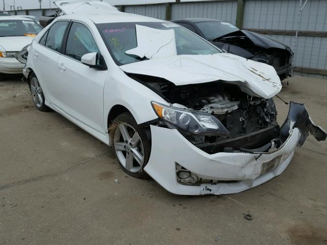 4T1BF1FK8EU772814 - 2014 TOYOTA CAMRY L WHITE photo 1