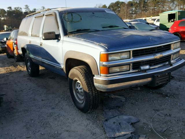 1GNGK26N1SJ324344 - 1995 CHEVROLET SUBURBAN K BLUE photo 1