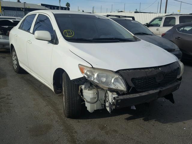 JTDBU4EE3A9097913 - 2010 TOYOTA COROLLA BA WHITE photo 1