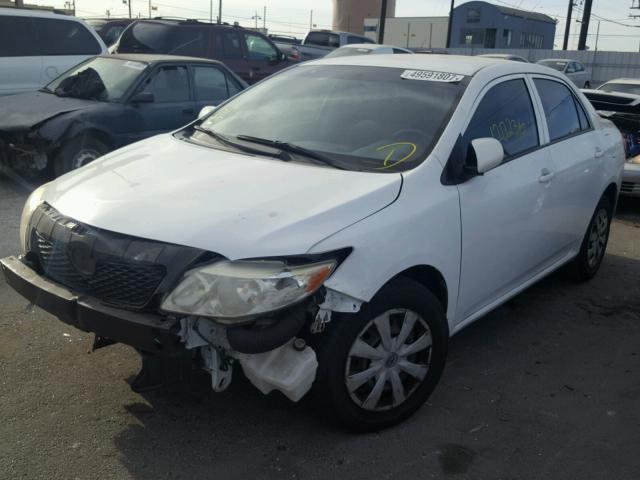 JTDBU4EE3A9097913 - 2010 TOYOTA COROLLA BA WHITE photo 2