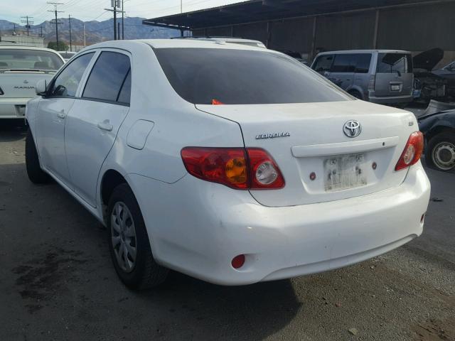 JTDBU4EE3A9097913 - 2010 TOYOTA COROLLA BA WHITE photo 3