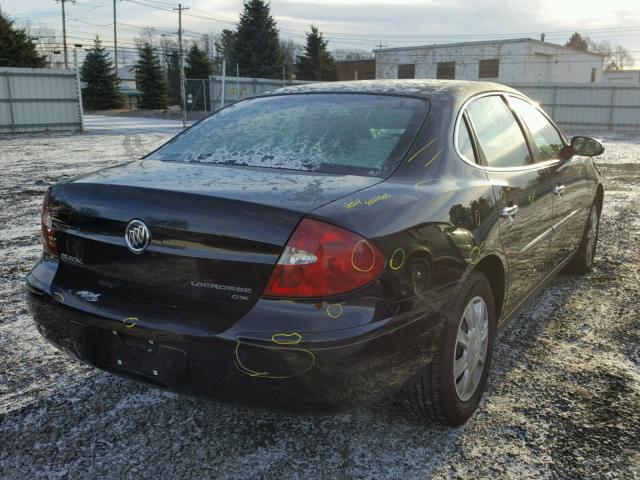 2G4WC582X71180828 - 2007 BUICK LACROSSE C BLACK photo 4