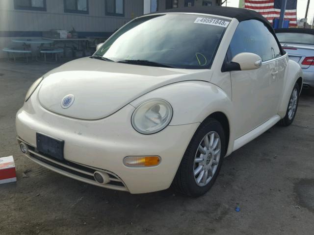 3VWCM31Y35M311835 - 2005 VOLKSWAGEN NEW BEETLE Krem foto 2