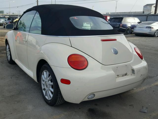 3VWCM31Y35M311835 - 2005 VOLKSWAGEN NEW BEETLE Krem foto 3