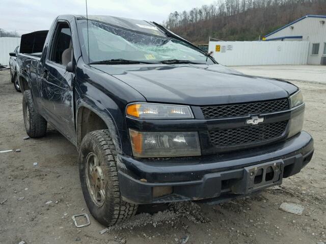 1GCDT146858174064 - 2005 CHEVROLET COLORADO BLACK photo 1