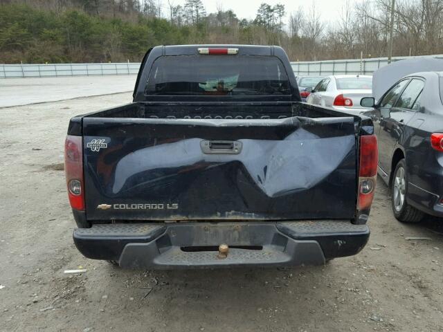 1GCDT146858174064 - 2005 CHEVROLET COLORADO BLACK photo 6