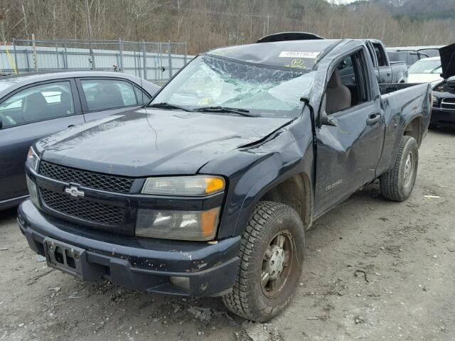 1GCDT146858174064 - 2005 CHEVROLET COLORADO BLACK photo 9