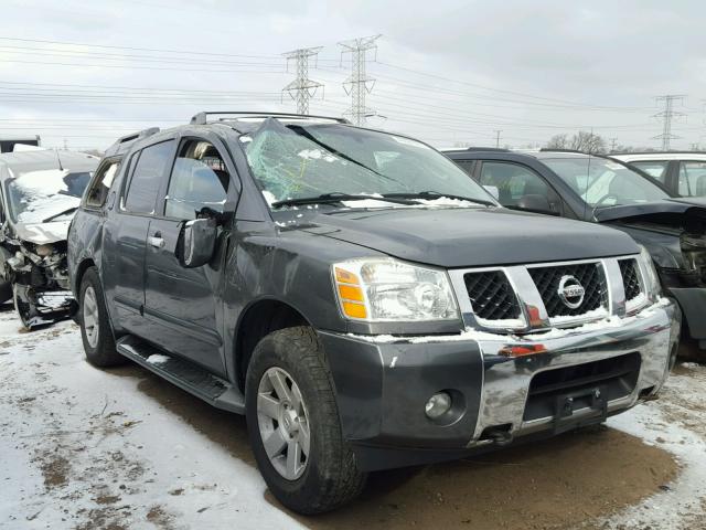 5N1AA08B94N744076 - 2004 NISSAN ARMADA SE BLACK photo 1