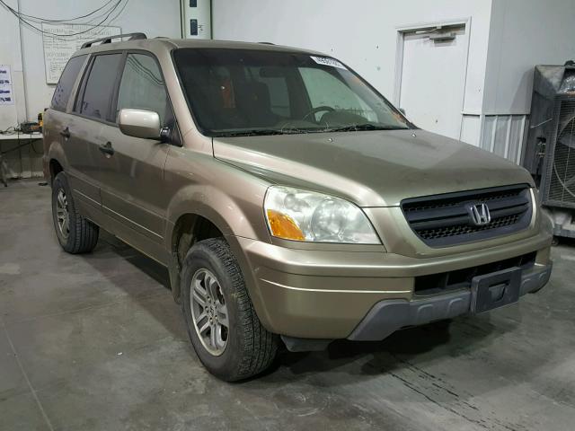 2HKYF186X5H532835 - 2005 HONDA PILOT EXL GOLD photo 1