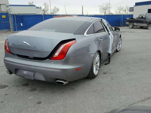 SAJWA2GBXBLV01152 - 2011 JAGUAR XJL BASE GRAY photo 4