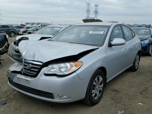 KMHDU46DX9U806307 - 2009 HYUNDAI ELANTRA GL SILVER photo 2