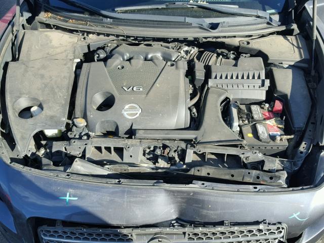 1N4AA5AP4AC856448 - 2010 NISSAN MAXIMA S CHARCOAL photo 7