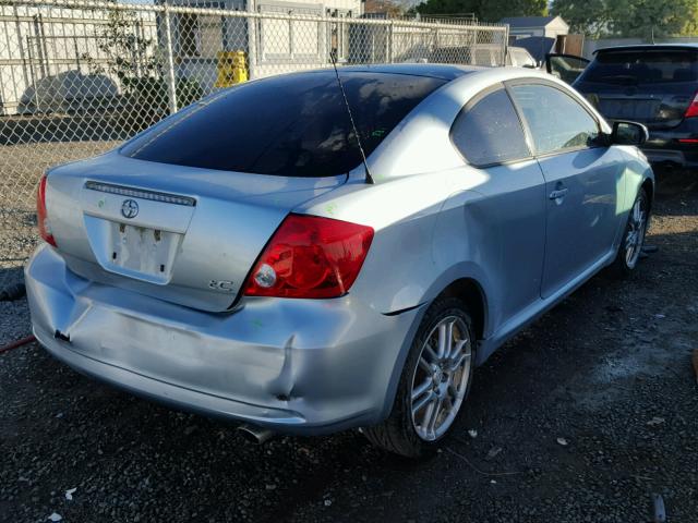 JTKDE177060106073 - 2006 TOYOTA SCION TC BLUE photo 4