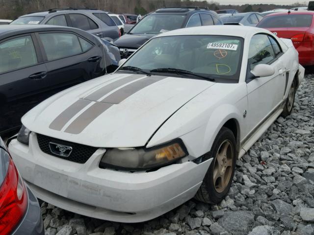 1FAFP40454F125018 - 2004 FORD MUSTANG WHITE photo 2