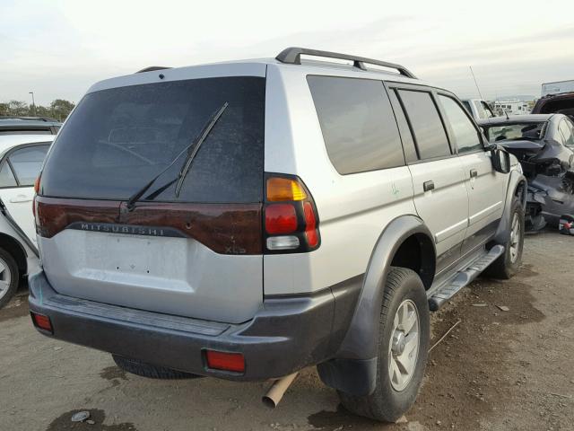 JA4LS31R93J047333 - 2003 MITSUBISHI MONTERO SP SILVER photo 4