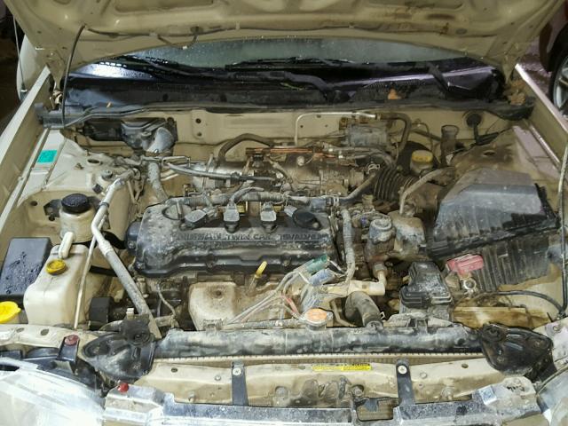 3N1CB51D22L627507 - 2002 NISSAN SENTRA XE TAN photo 7