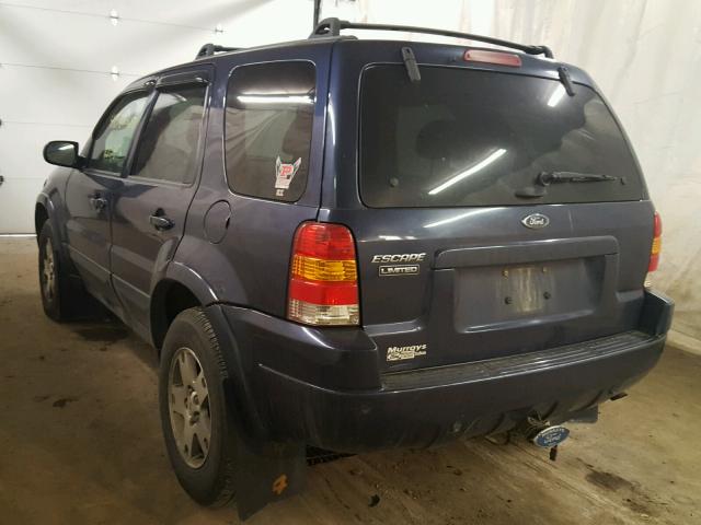 1FMCU94144KA49099 - 2004 FORD ESCAPE LIM BLUE photo 3