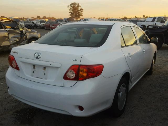 1NXBU4EE4AZ179819 - 2010 TOYOTA COROLLA BA WHITE photo 4