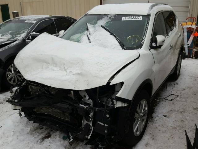 5N1AT2MK0EC756917 - 2014 NISSAN ROGUE S WHITE photo 2