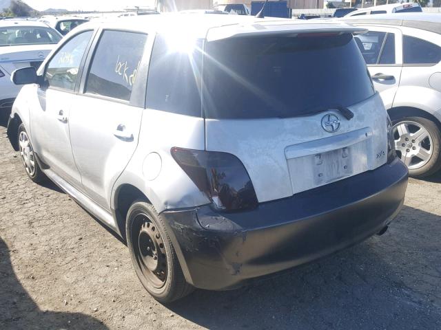 JTKKT624260131841 - 2006 TOYOTA SCION XA ვერცხლისფერი ფოტო 3