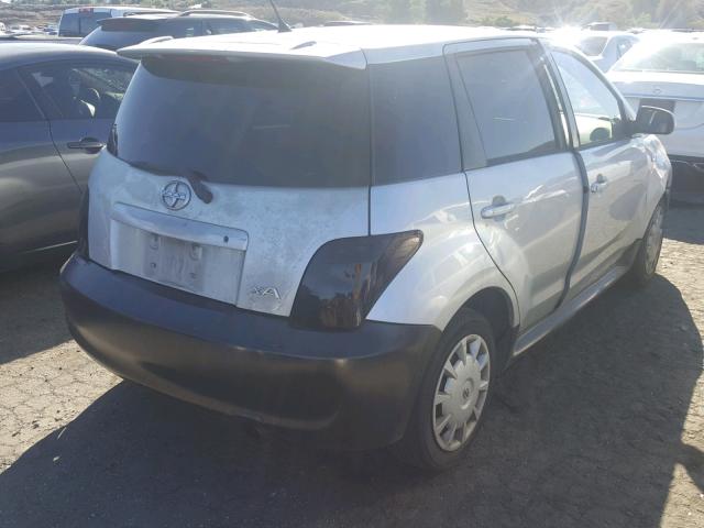 JTKKT624260131841 - 2006 TOYOTA SCION XA ვერცხლისფერი ფოტო 4