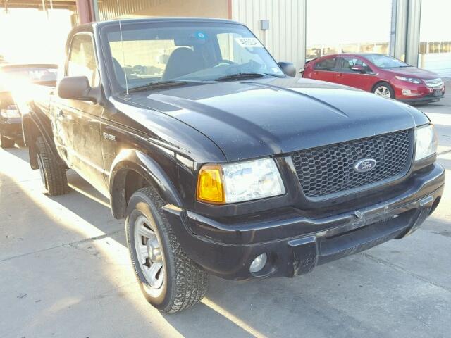 1FTYR10U13PB25831 - 2003 FORD RANGER BLACK photo 1