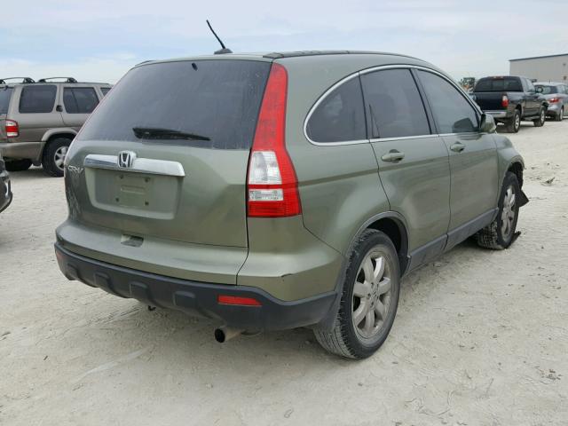 JHLRE38788C028329 - 2008 HONDA CR-V EXL GREEN photo 4