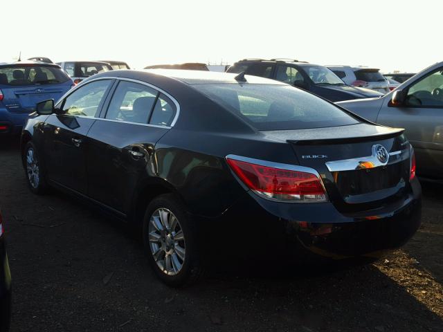 1G4GC5ER2CF290541 - 2012 BUICK LACROSSE BLACK photo 3