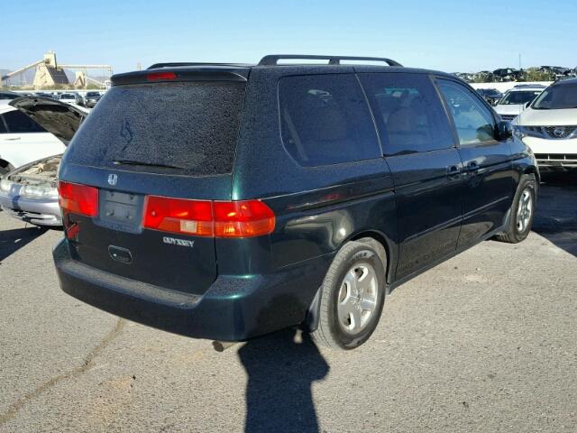 2HKRL18641H528643 - 2001 HONDA ODYSSEY EX GREEN photo 4