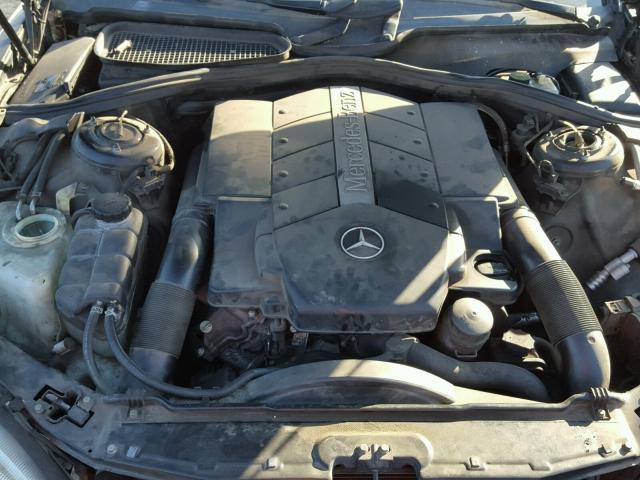 WDBNG70J42A299524 - 2002 MERCEDES-BENZ S 430 BLACK photo 7