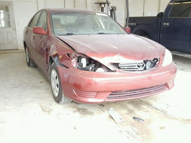 4T1BE32K26U118624 - 2006 TOYOTA CAMRY LE BURGUNDY photo 1