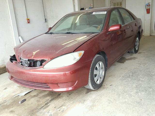 4T1BE32K26U118624 - 2006 TOYOTA CAMRY LE BURGUNDY photo 2